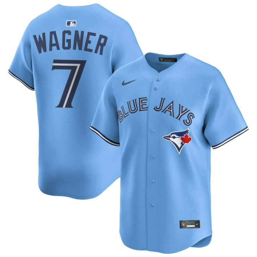 Will Wagner Toronto Blue Jays 2025 Alternate Limited Jersey - Light Blue