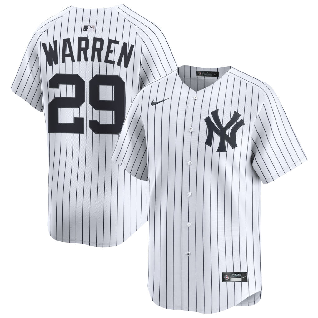 Will Warren New York Yankees 2026 Home Limited Jersey - White