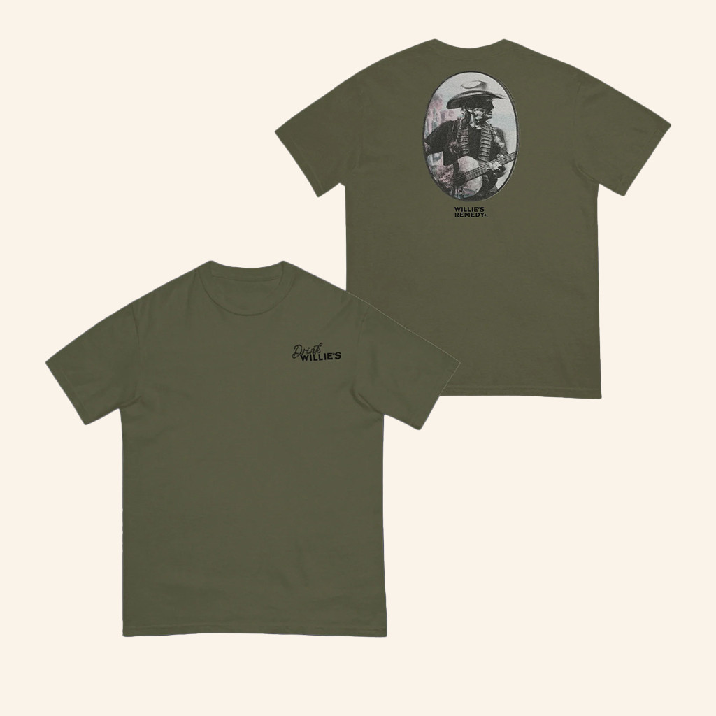 Willie’s Remedy Merch Outlaw T-Shirt Drink Willie's Shirt Gifts For Brothers