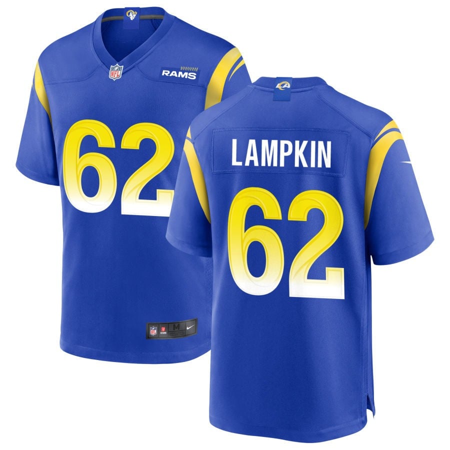 Willie Lampkin Los Angeles Rams 2025 Game Jersey - Royal