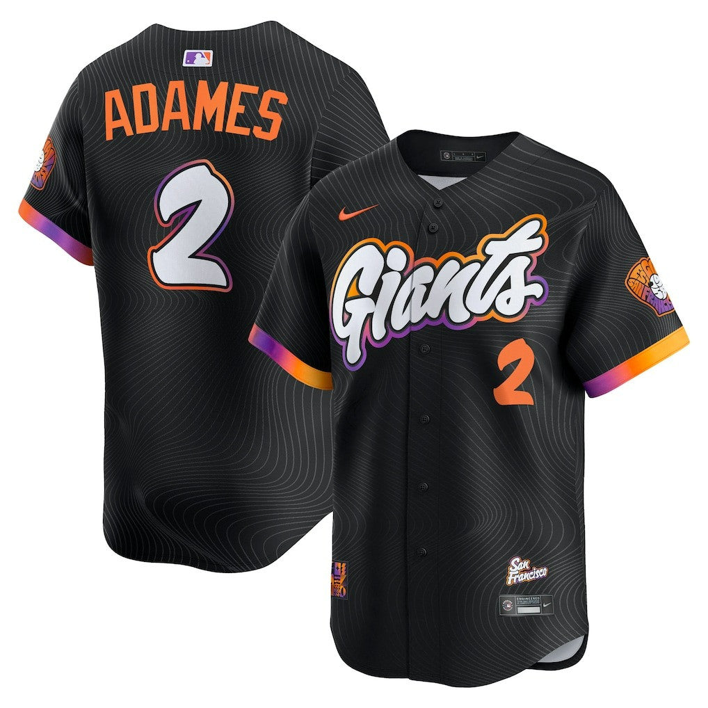 Willy Adames San Francisco Giants 2025 City Connect Limited Jersey - Anthracite