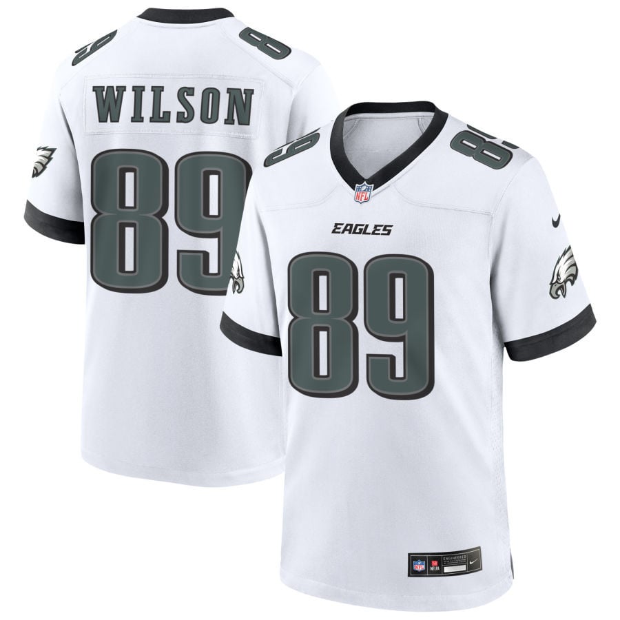 Wilson Johnny Philadelphia Eagles 2025 Game Jersey - White