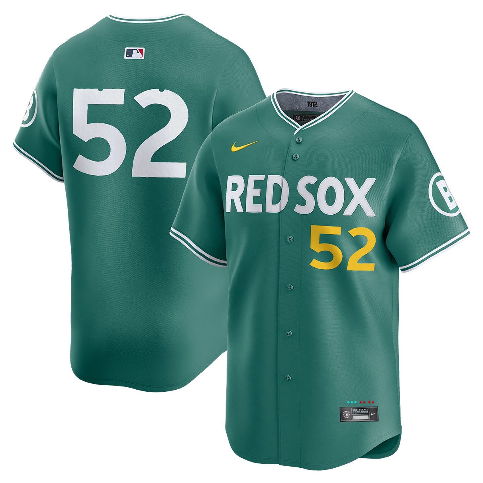 Wilyer Abreu Boston Red Sox 2025 City Connect Limited Jersey - Green