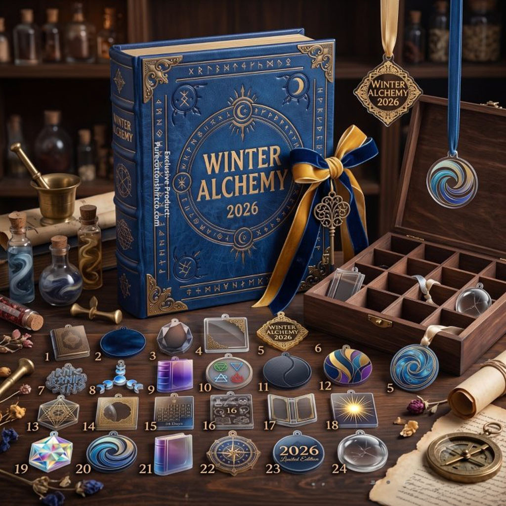 Winter Alchemy 2026 Christmas Advent Calendar Xmas Tree Ornaments Best Gift For Brothers