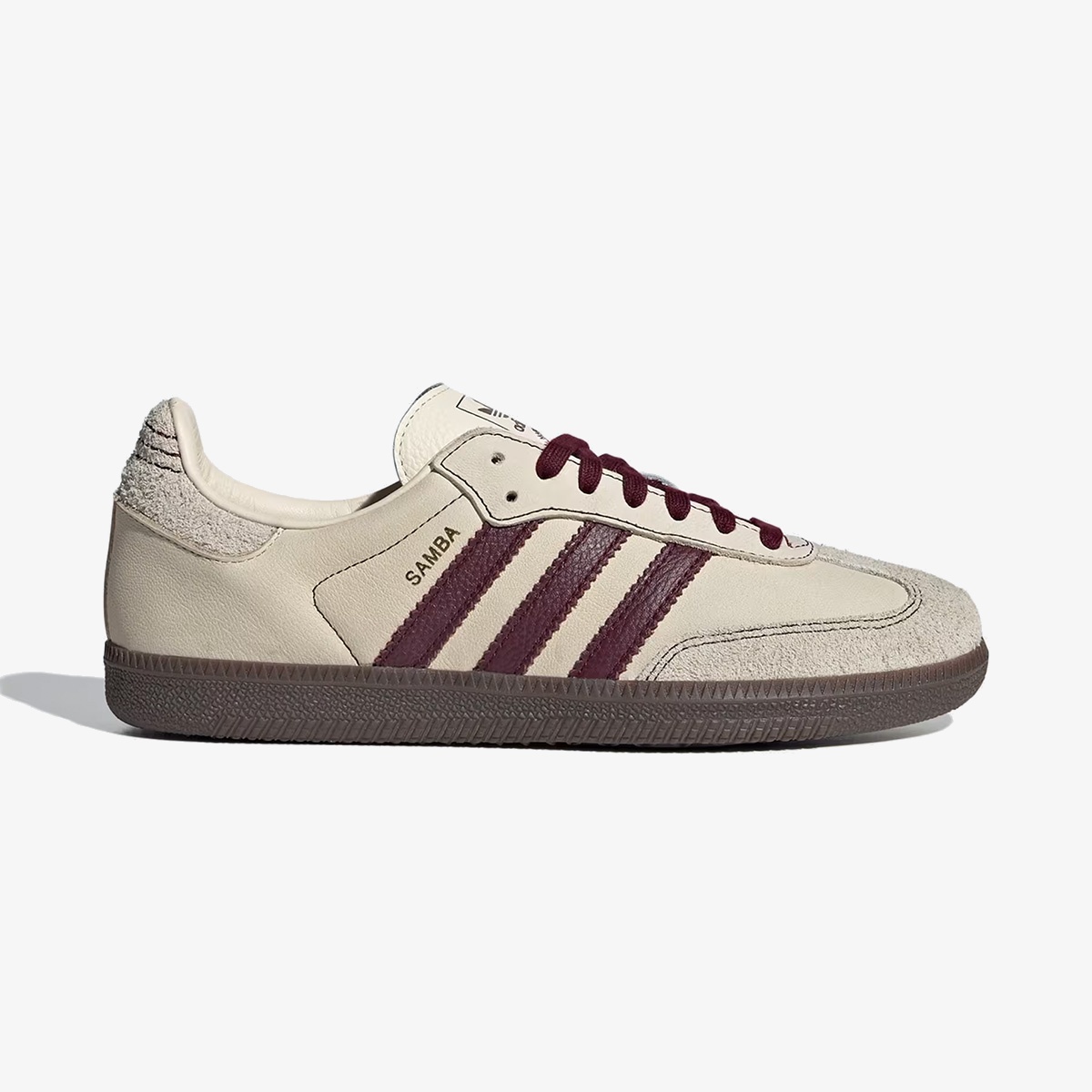 Wmns Adidas Samba OG 'Wonder White Maroon' - Image 2