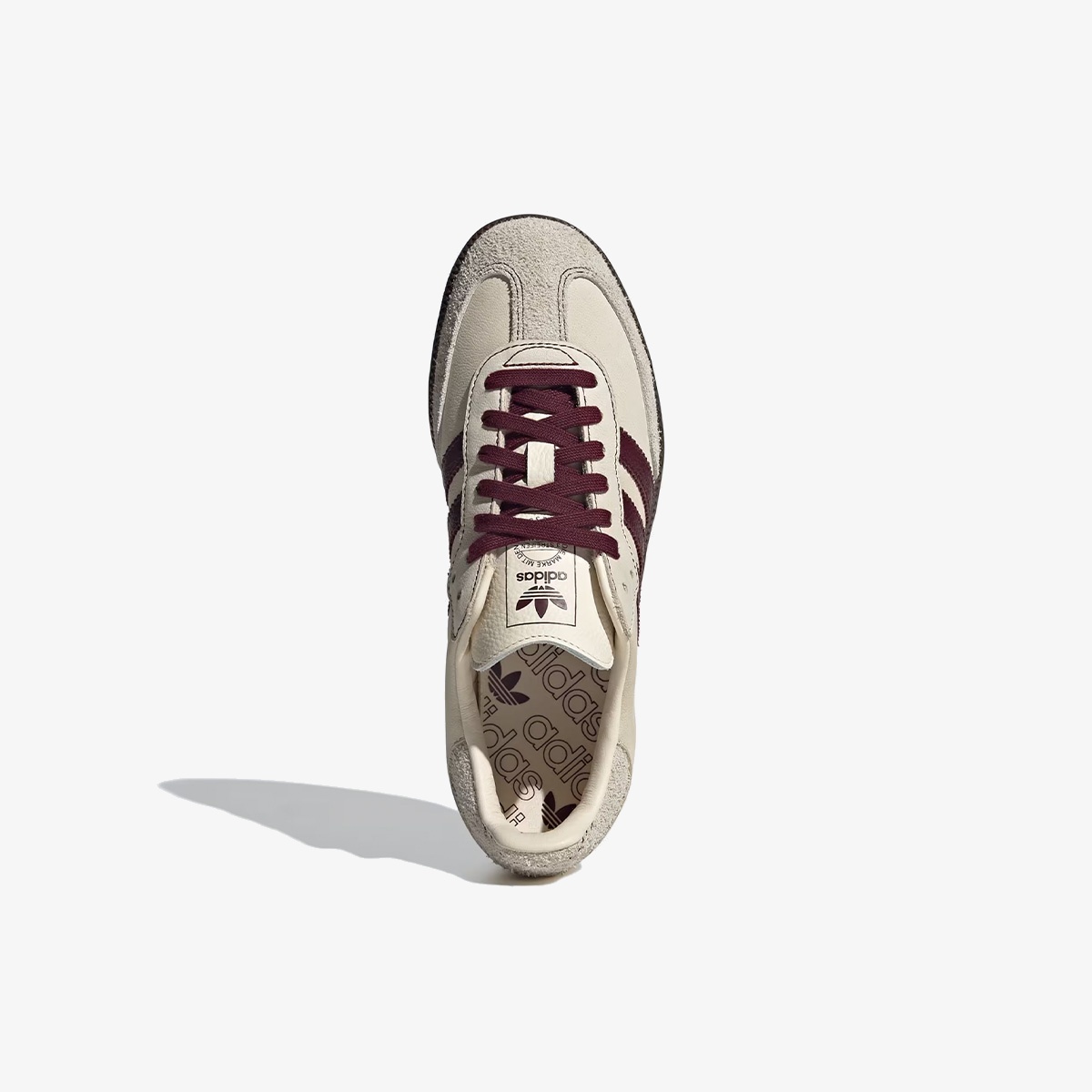 Wmns Adidas Samba OG 'Wonder White Maroon' - Image 5