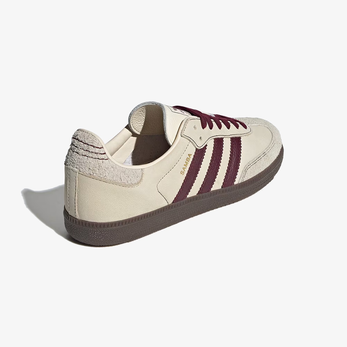 Wmns Adidas Samba OG 'Wonder White Maroon' - Image 3