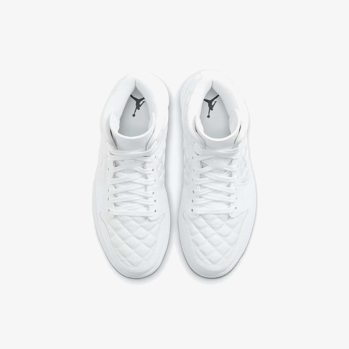 Wmns Air Jordan 1 Mid SE 'White Quilted' - Image 4