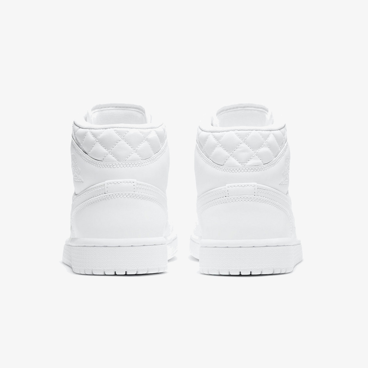 Wmns Air Jordan 1 Mid SE 'White Quilted' - Image 5
