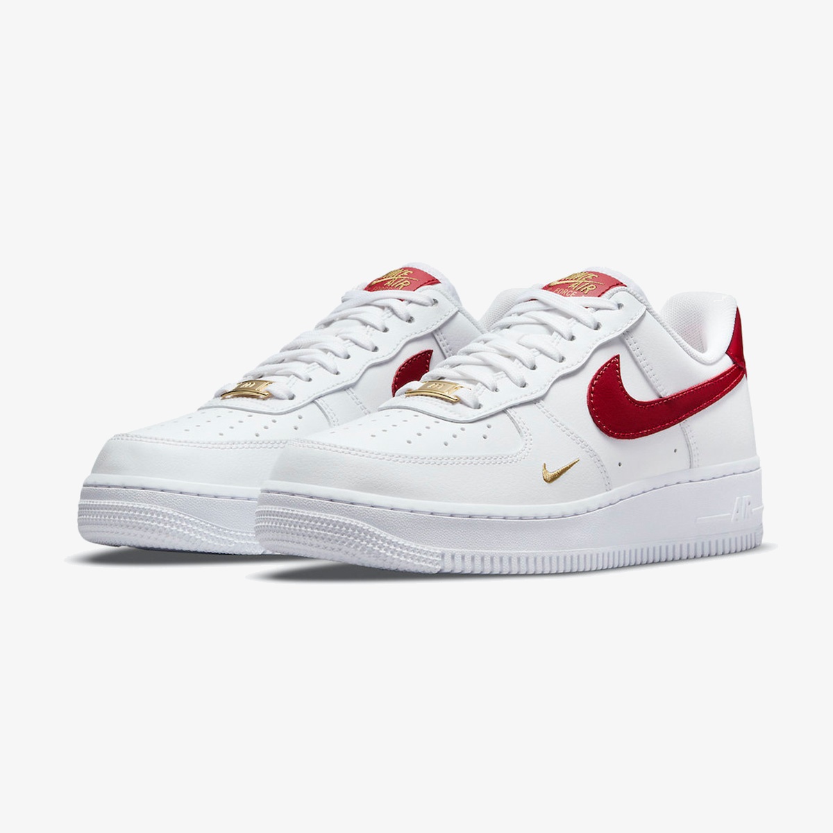 Wmns Nike Air Force 1 Essential Low 'White Gym Red' - Image 3