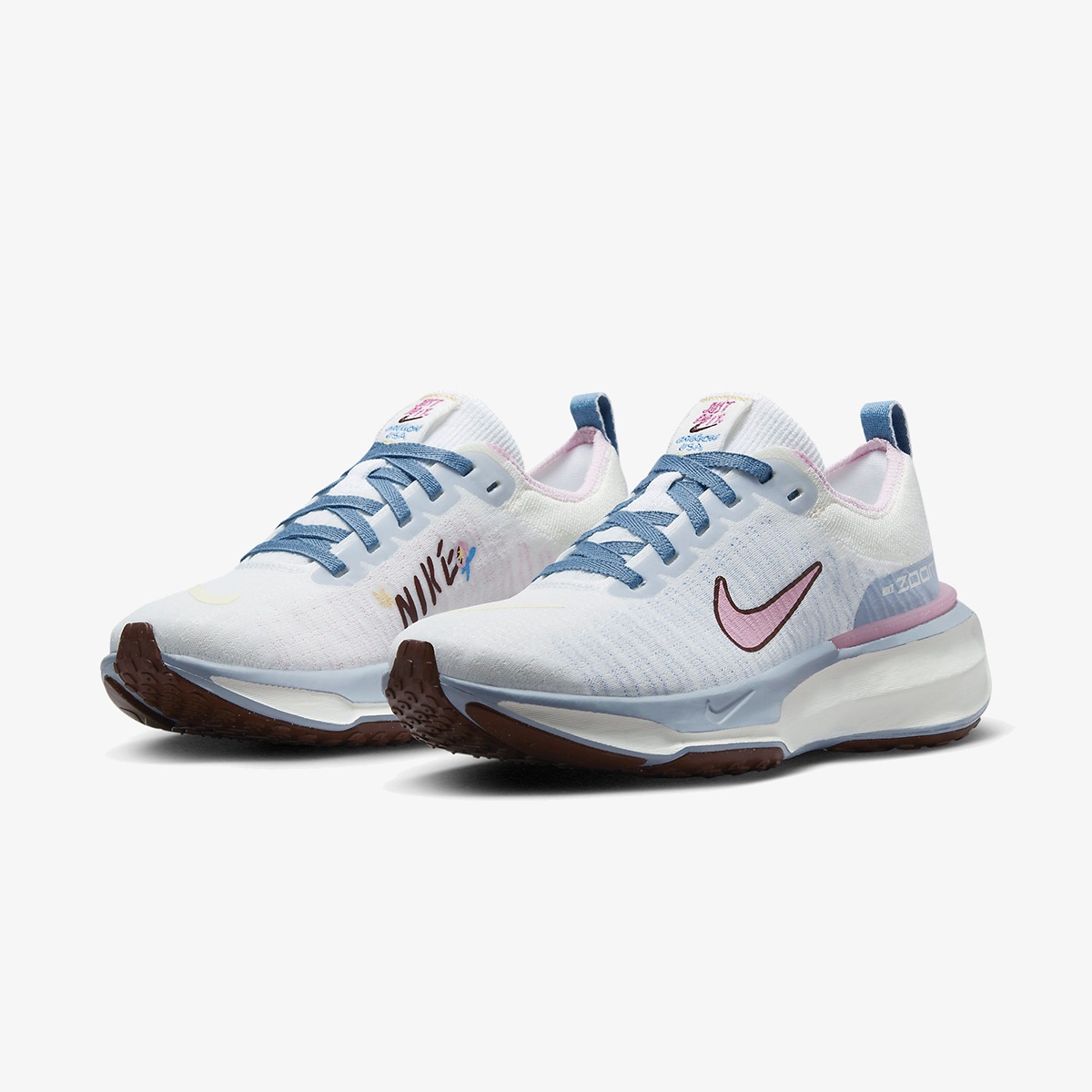Wmns Nike ZoomX Invincible 3 'Blue Whisper Soft Pink' - Image 3