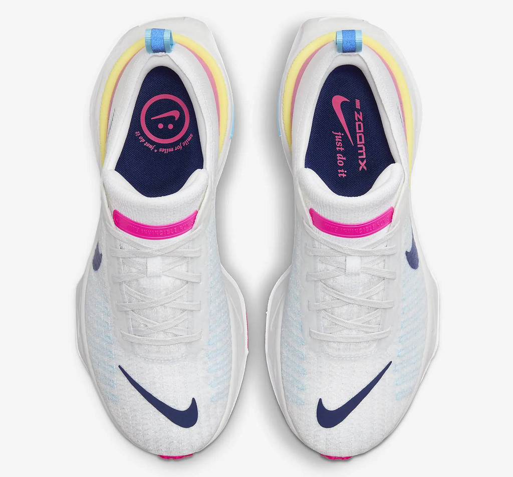 Wmns ZoomX Invincible 3 Photon Dust Royal Pink Sneaker Style DR2660-105 - Image 4
