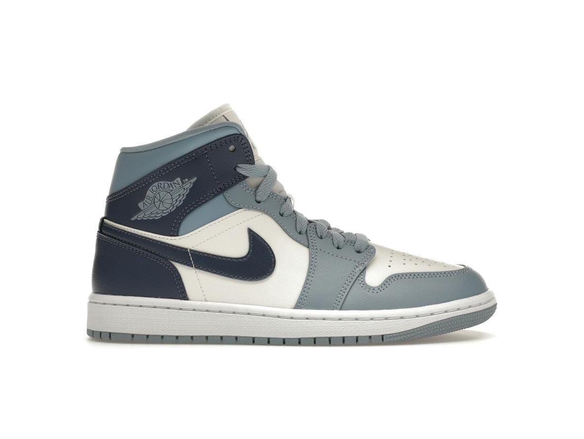 Women's Jordan 1 Mid Diffused Blue Sneakers | Style Code BQ6472-140