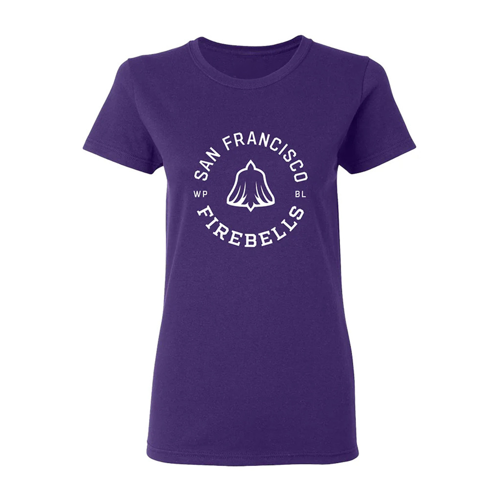 Women's Pro Baseball League Merch WPBL 2026 San Francisco Firebells Roundel T-Shirt Fan Merch