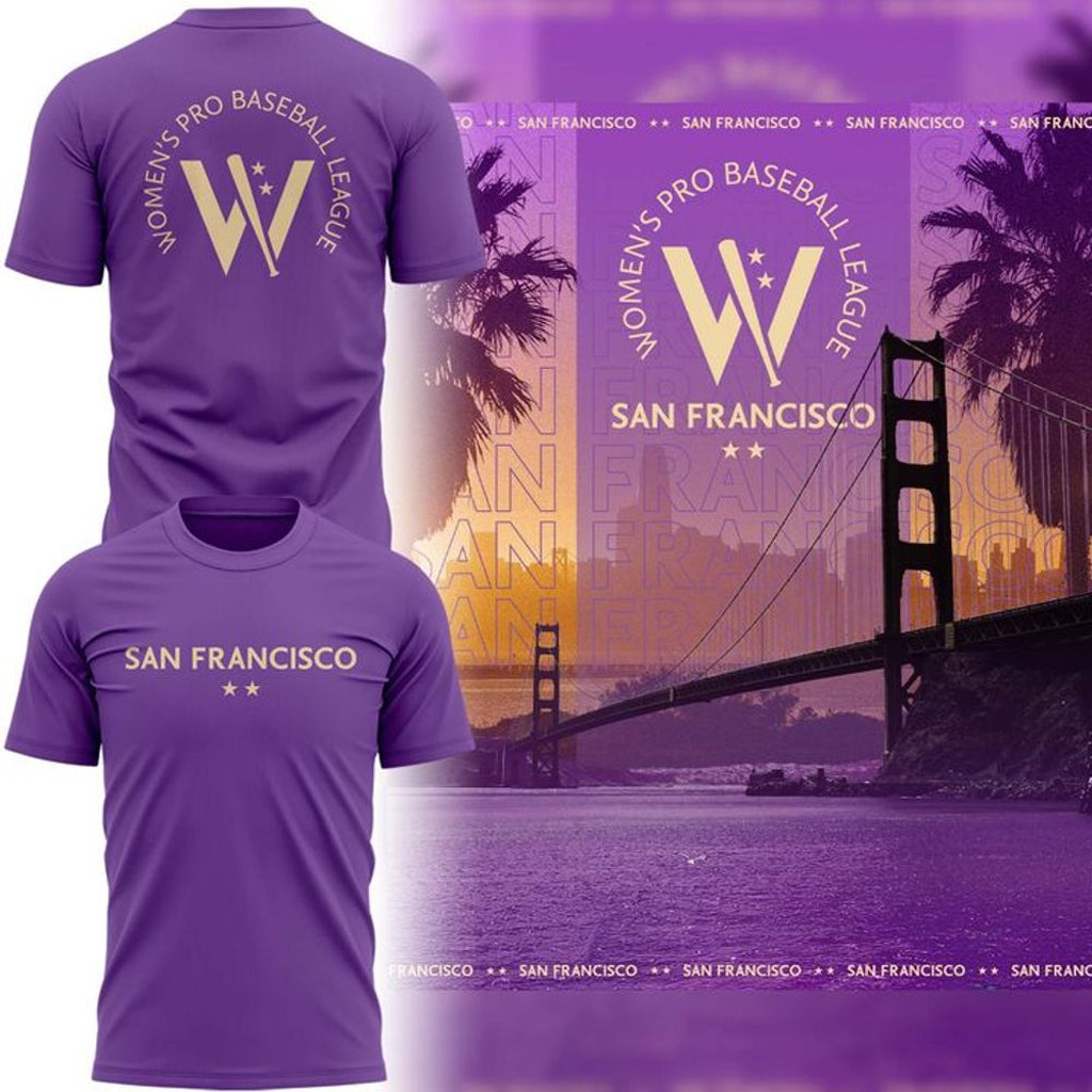 Women's Pro Baseball League Merch WPBL 2026 San Francisco Firebells T-Shirt Brothers Gifts
