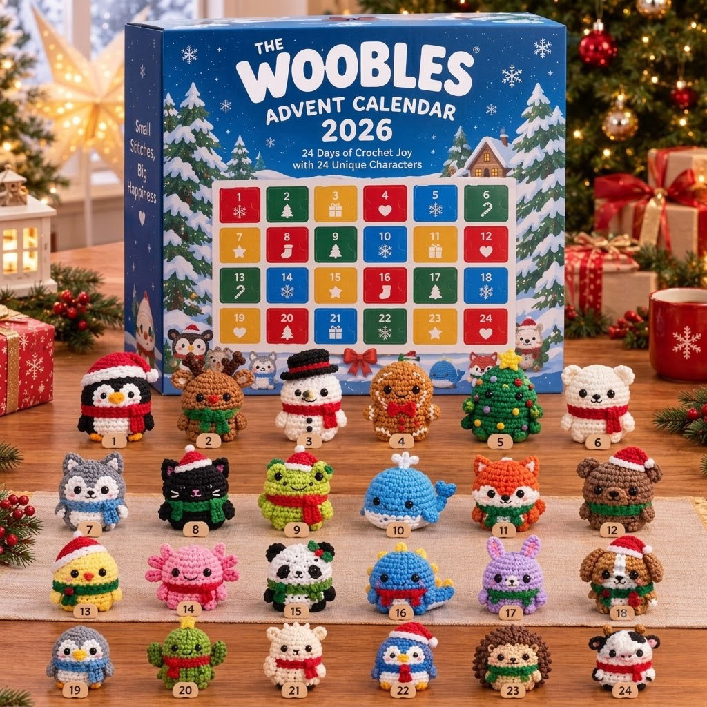 Woobles Advent Calendar 2026 Christmas Ornaments Cute Xmas Gifts For Daughters