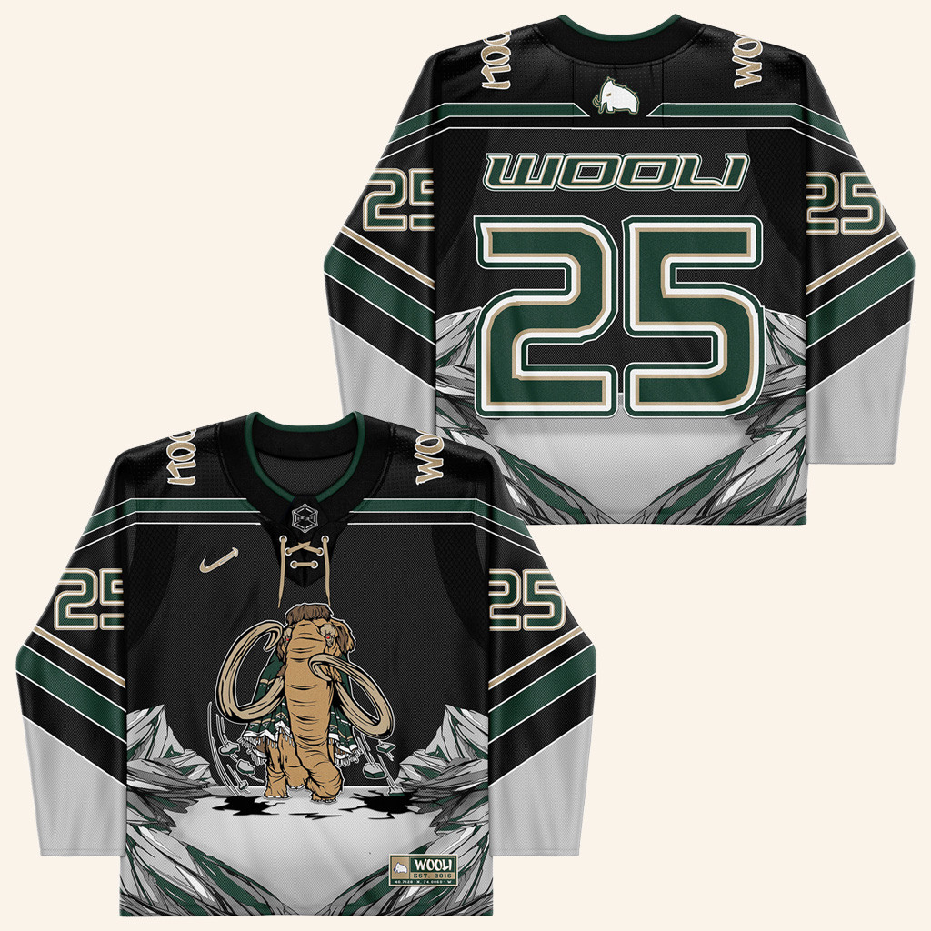 Wooli Merch Wooli Green MMIII Red Rocks Hockey Jersey Gift Ideas For Boyfriend