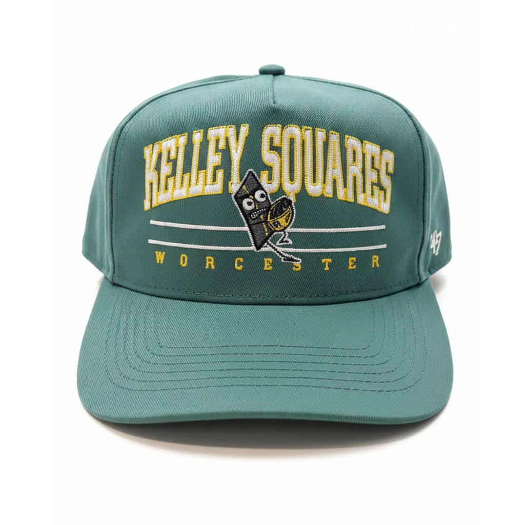 Worcester Red Sox Merch 2026 Worcester Kelley Squares 47 Brand Roscoe Hitch Embroidered Hat