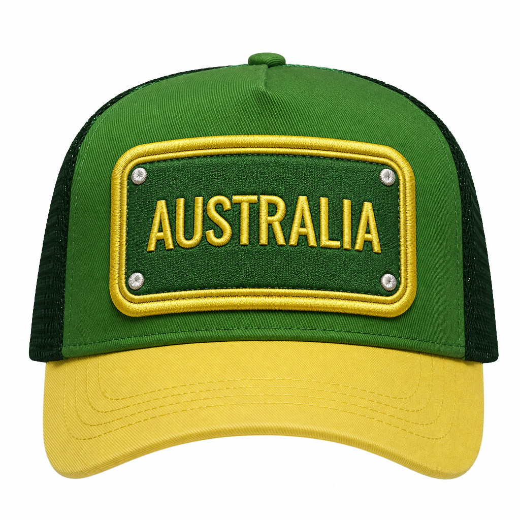 World Cup 2026 Merch Australia Team Trucker Hat Australia Football Merch Gifts For Fans