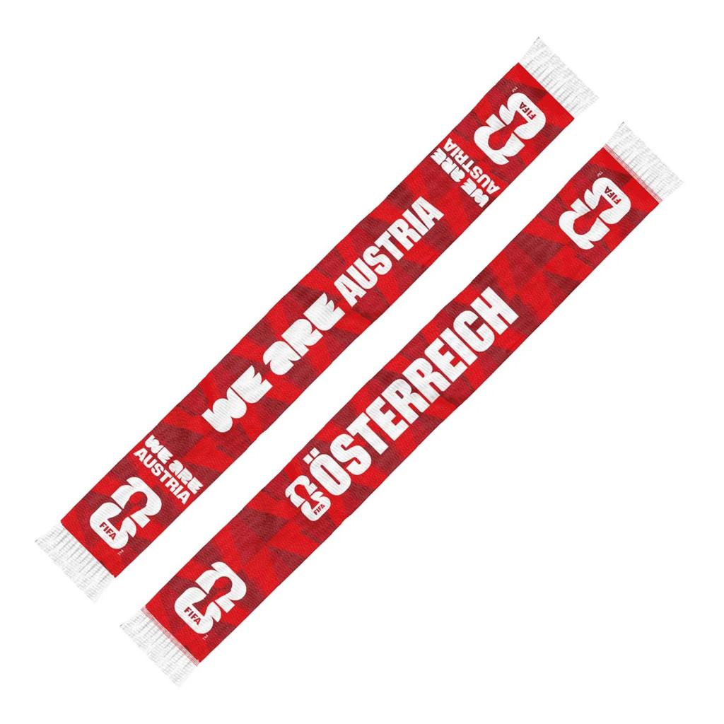 World Cup 2026 Merch We Are Austria World Cup 2026 Scarf Game Day Outfits Austria Fan Gfits