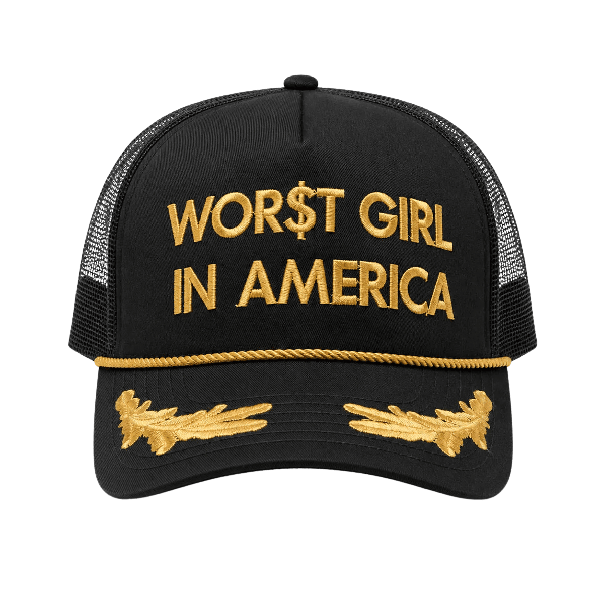 Worst Girl In America Trucker Hat Worst Girl Merch Gift For Trendy Fans