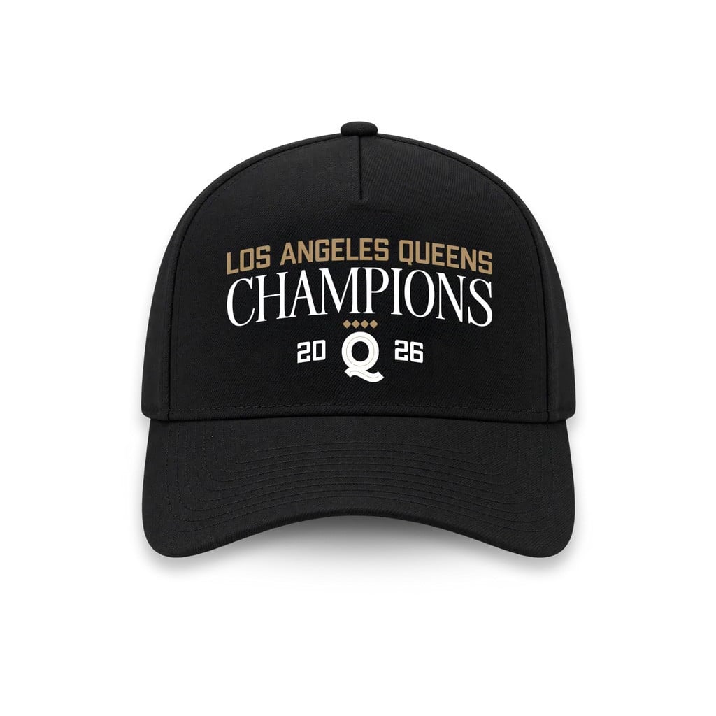 WPBL Merch 2026 Los Angeles Queens 2026 WPBL Champions Hat LA Queens Merch Baseball Gifts