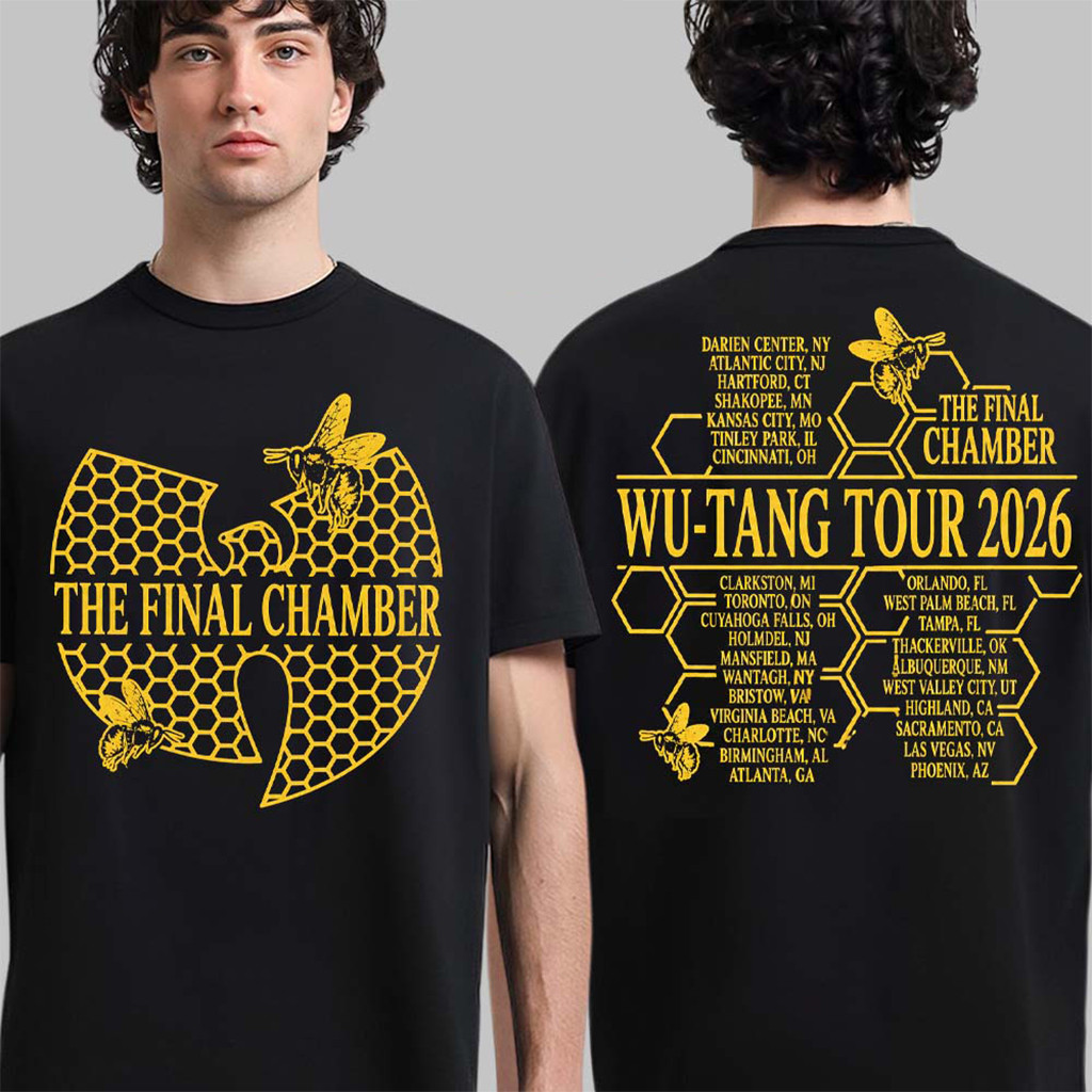 Wu-Tang Clan The Final Chamber Tour 2026 North America Shirt Bee Comb Shirt Wu-Tang Clan Merch