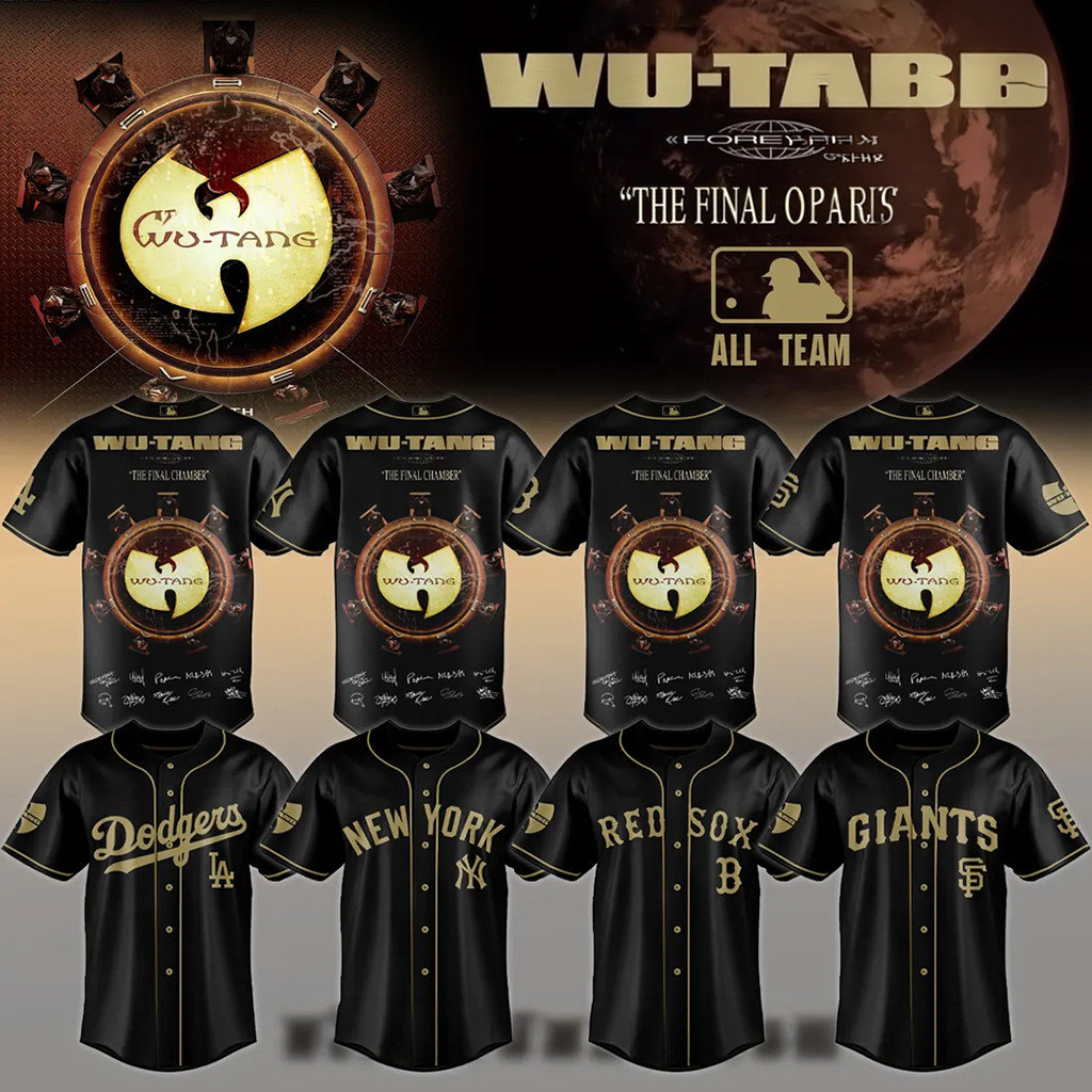Wu-Tang Clan X Signature The Final Chamber Baseball Jersey 2026 Fan Merch Gifts For Brother
