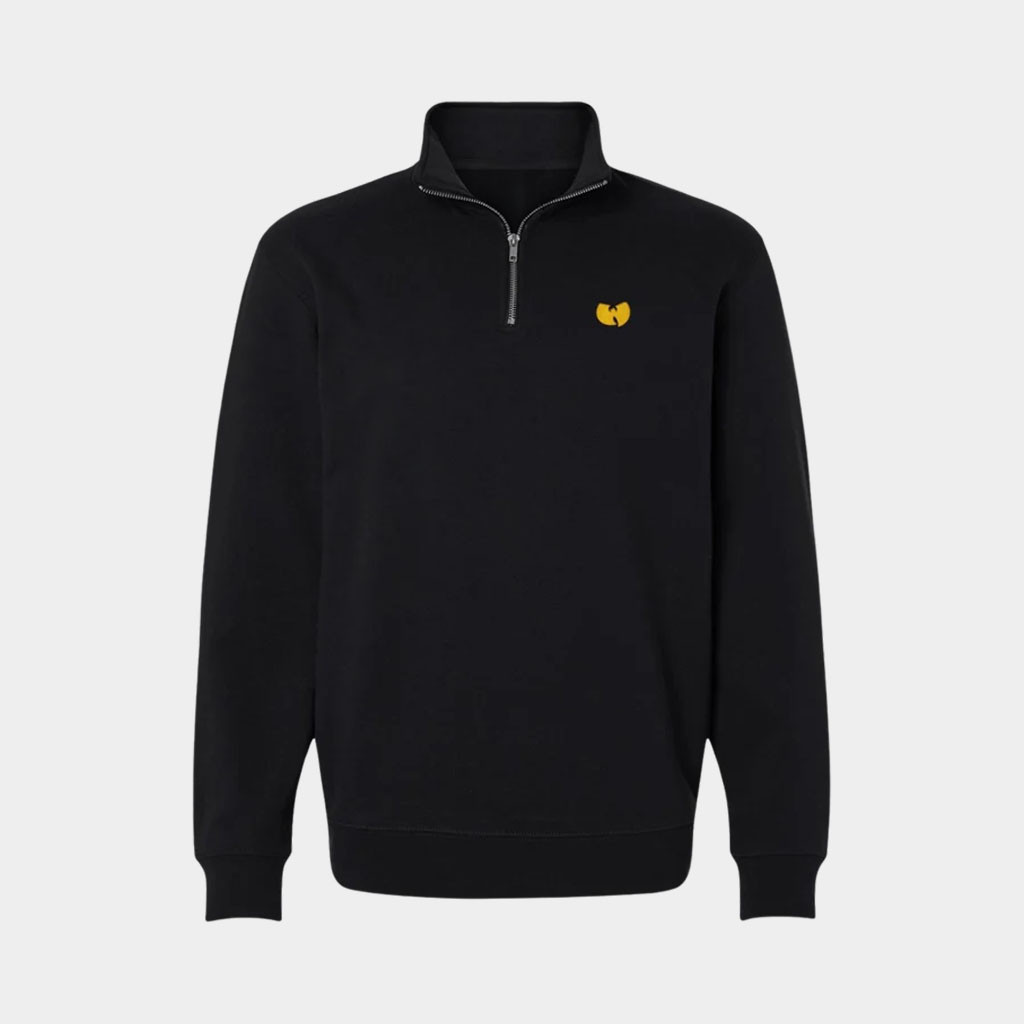 Wu Tang Merch 2026 Wu Quarter Quarter Zip Sweatshirt Music Related Gifts For Guys
