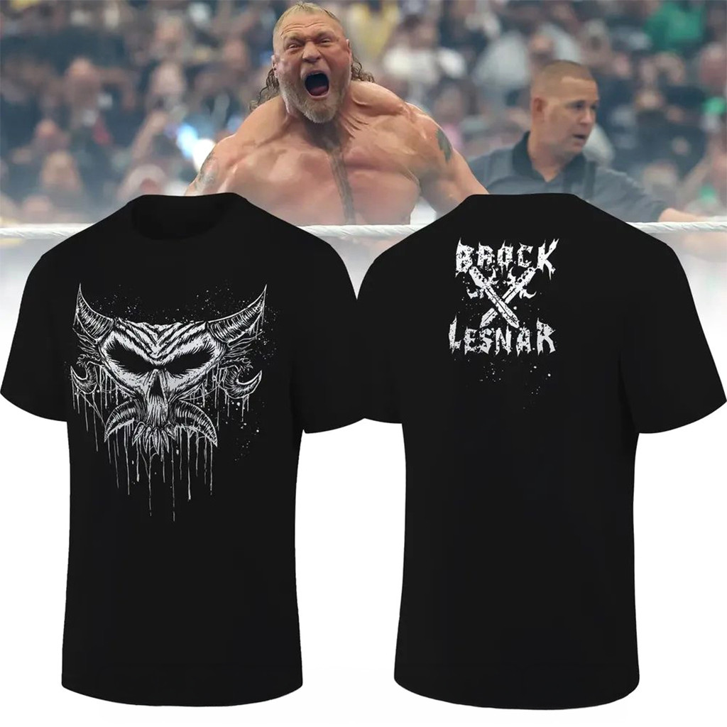 WWE Brock Lesnar Logo T-Shirt Brock Lesnar Merch Gifts For Wrestling Fans