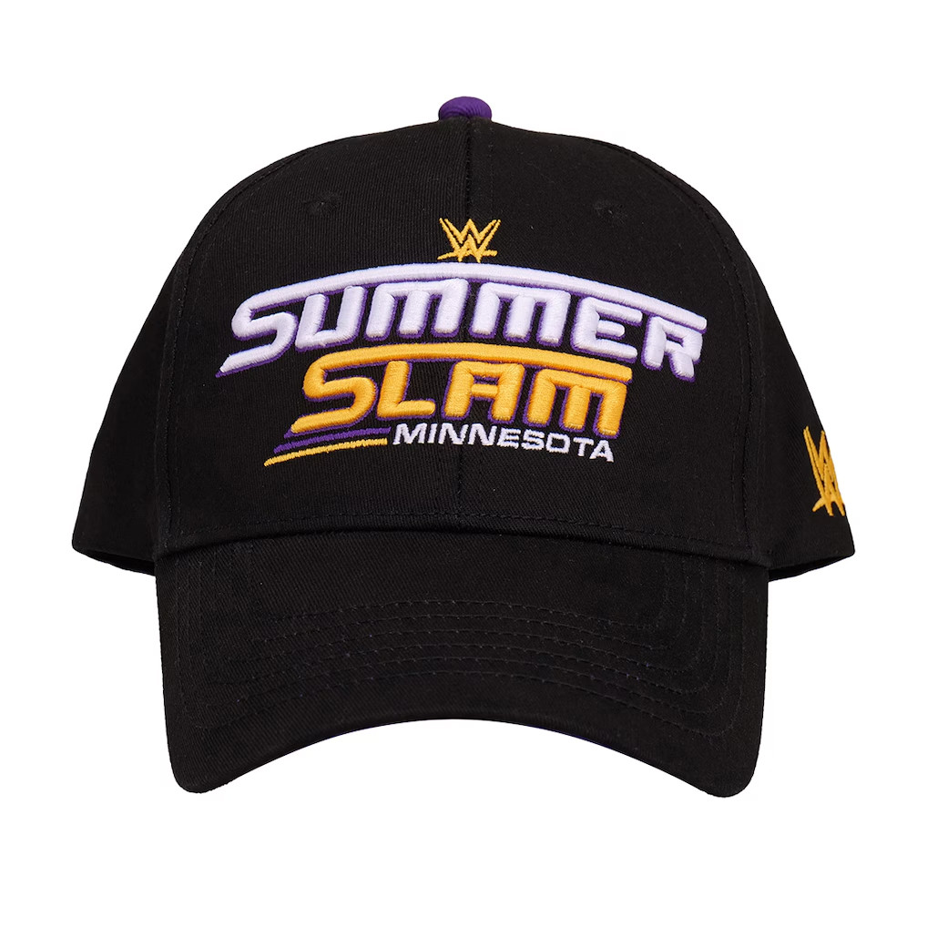 WWE Merch Black SummerSlam 2026 Hat Embroidered Best Gift For Wrestling Fans
