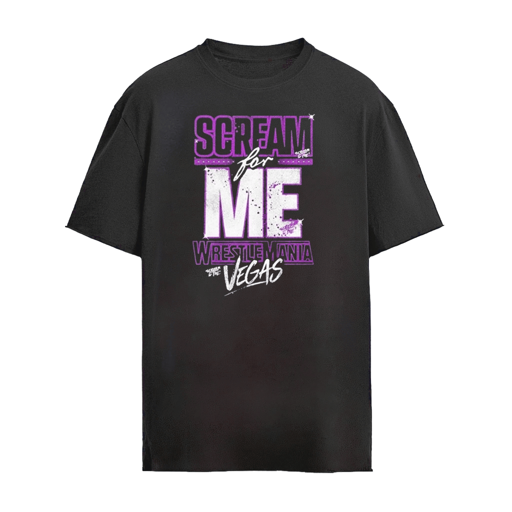 WWE Paige Scream For Me WrestleMania Vegas Shirt