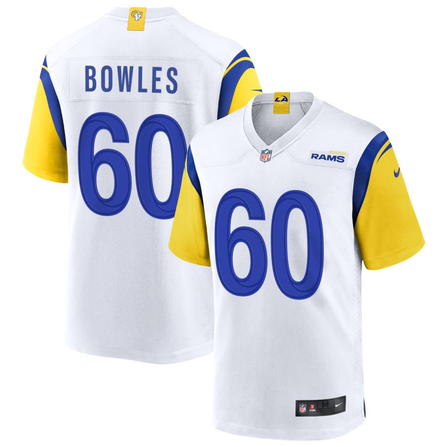 Wyatt Bowles Los Angeles Rams 2025 Alternate Jersey - White