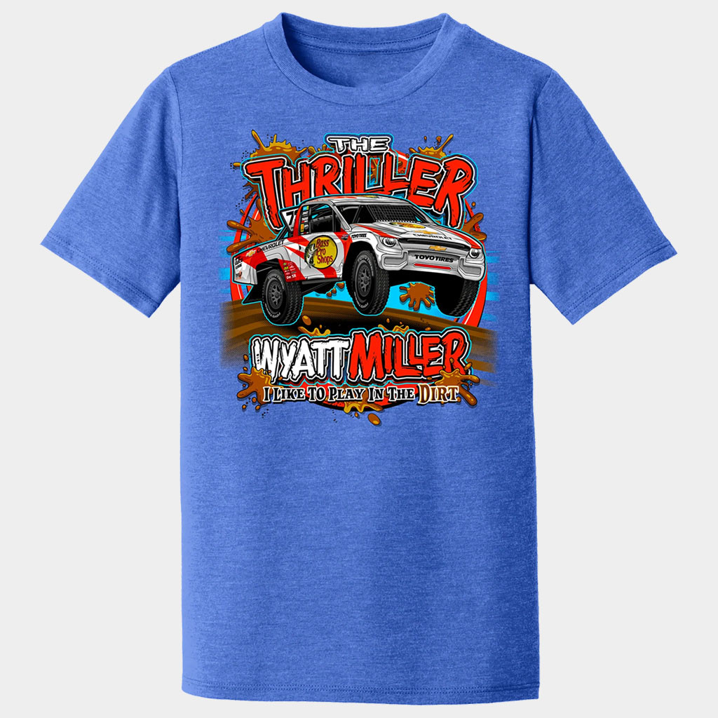 Wyatt Miller Racing Merch 2026 I Like To Play In The Dirt T-Shirt Best Gifts For Racing Fans