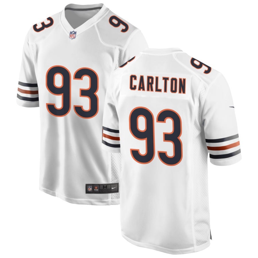 Xavier Carlton Chicago Bears 2025 Game Jersey - White