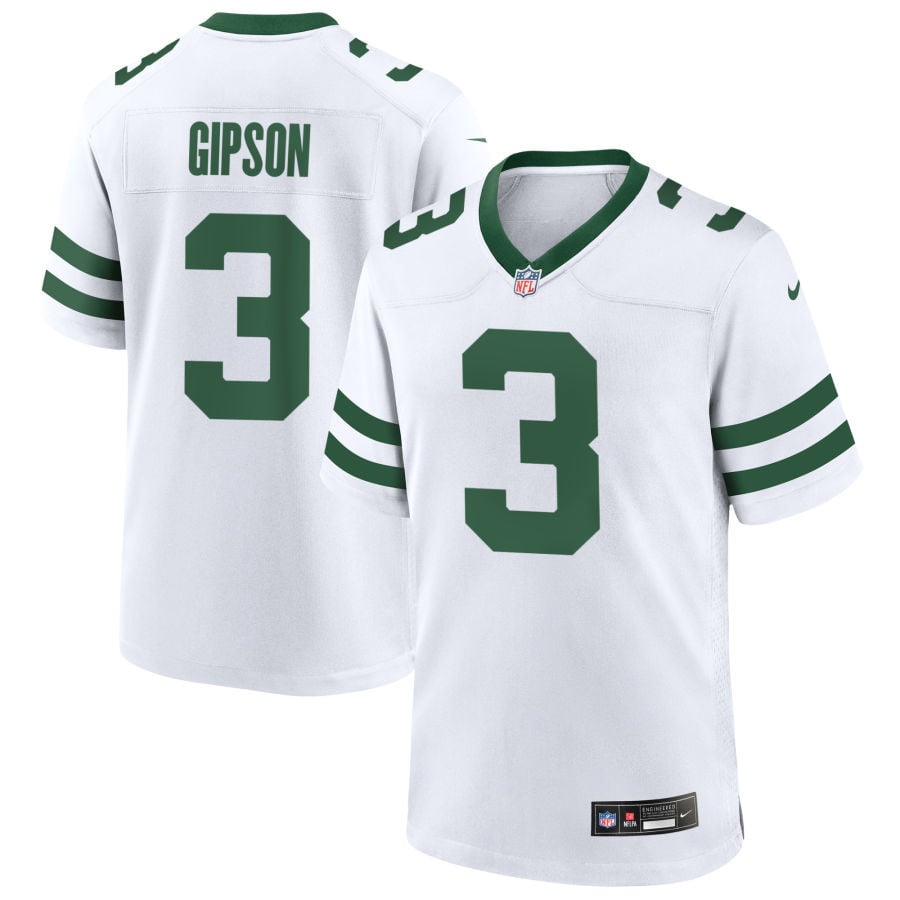 Xavier Gipson New York Jets 2025 Game Jersey - Legacy White