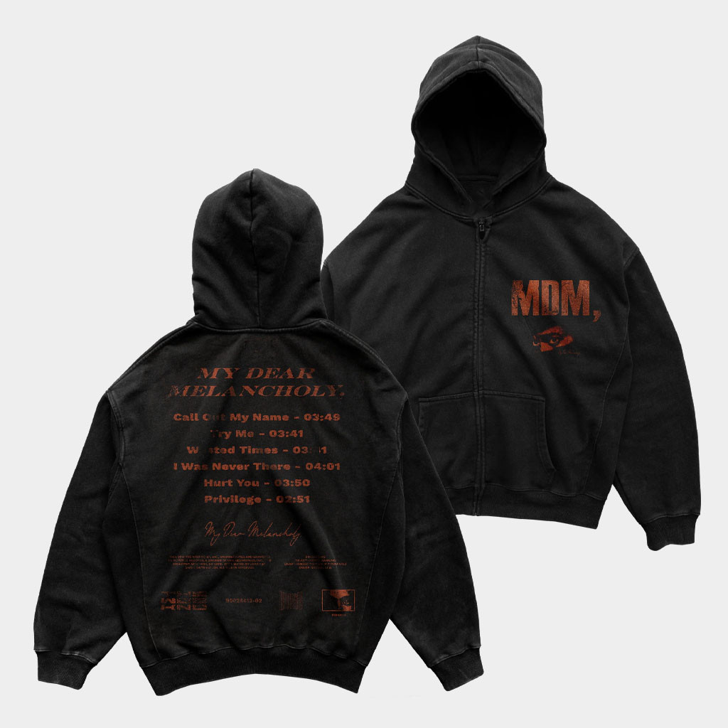 XO Merch 2026 My Dear Melancholy Zip Hoodie MDM Hoodie Birthday Gift Ideas For Him