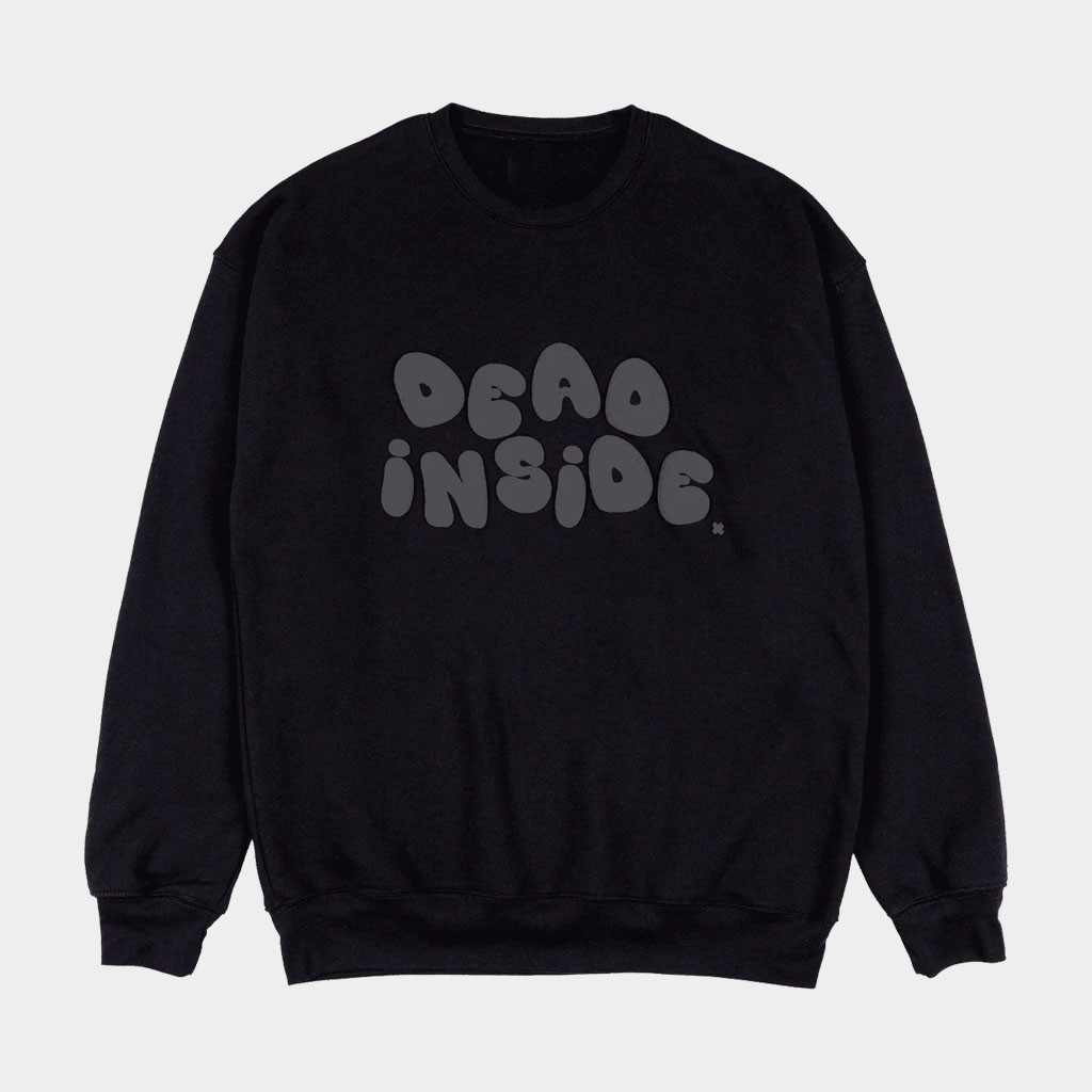 XPLR Merch 2026 Dead Inside Sweatshirt Black Sam And Colby Merch Unique Gift For Friends