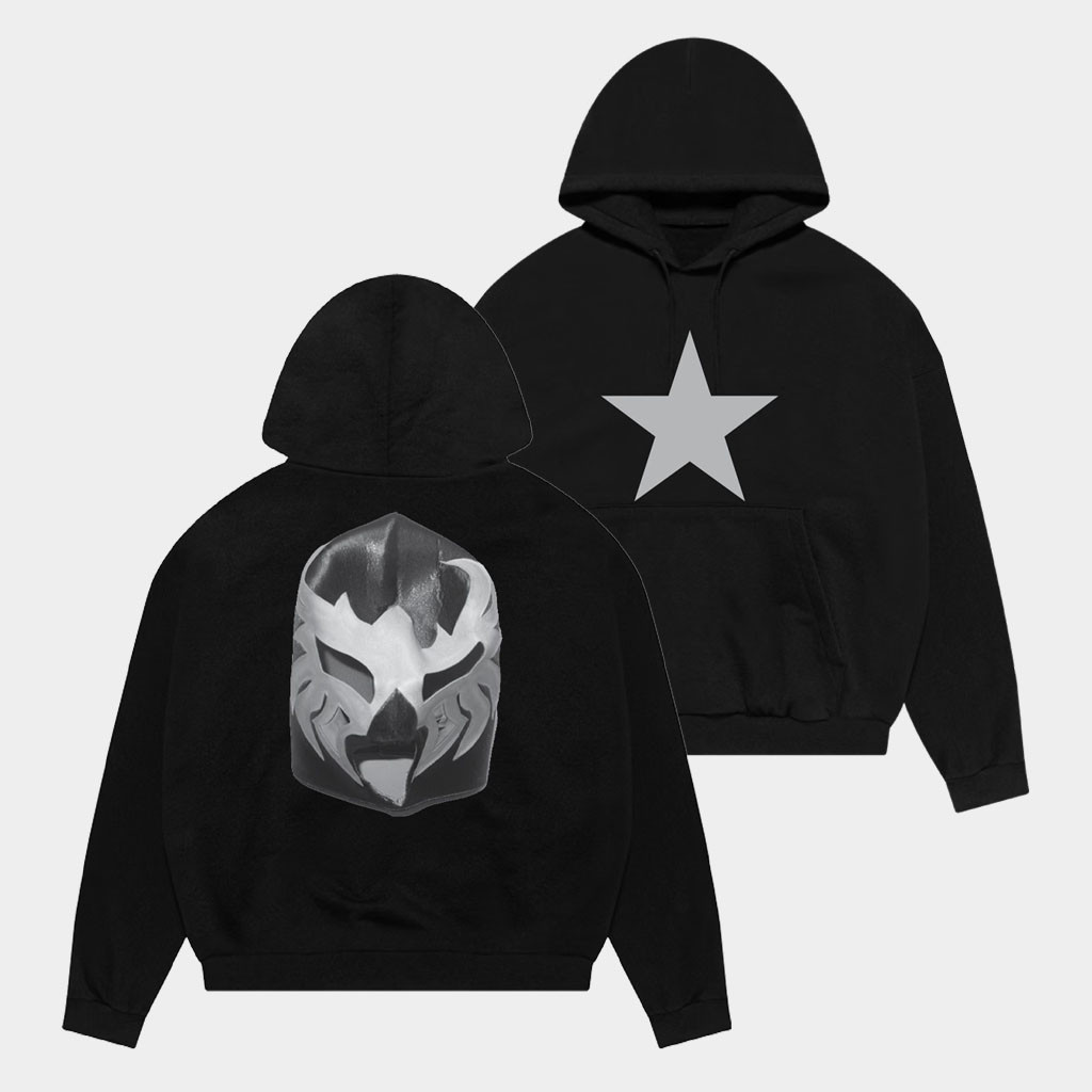Ye Bully Merch 2026 Mask Black Hoodie Kanye West Concert Merch Gift For Rapper Fans