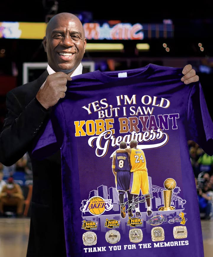 Yes I'm Old But I Saw Kobe Bryant Greatness T-Shirt LA Lakers Merch Thank You For The Memories