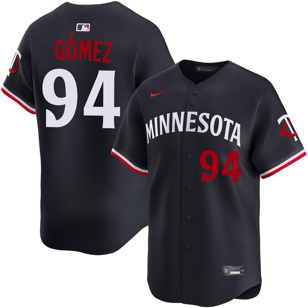 Yoendrys Gomez Minnesota Twins 2026 Alternate Limited Jersey - Navy
