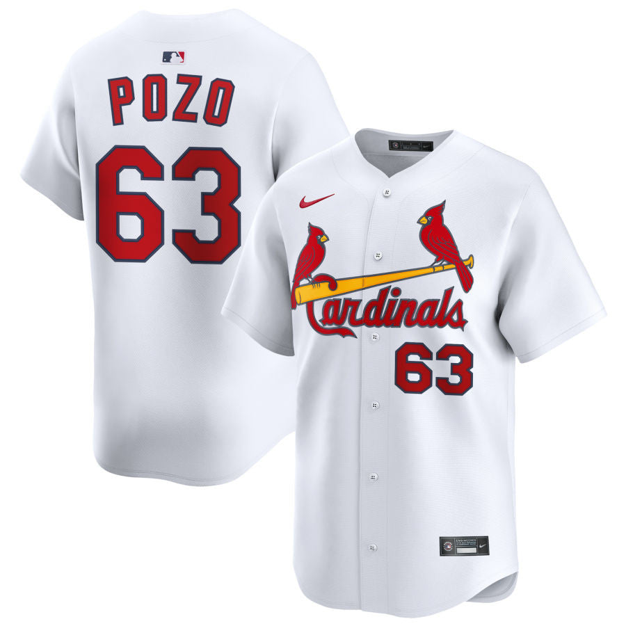Yohel Pozo St. Louis Cardinals 2025 Home Limited Jersey - White