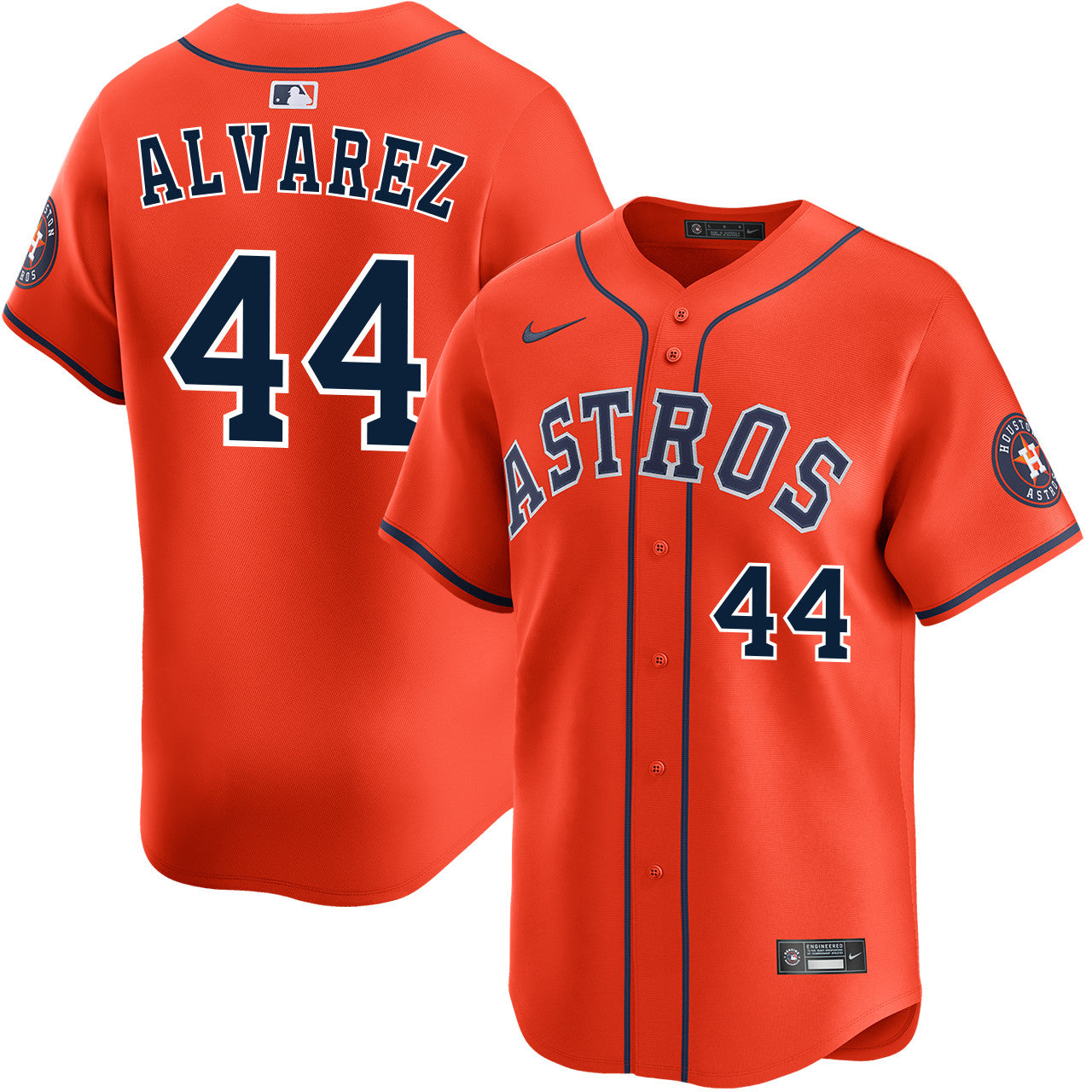 Yordan Alvarez Houston Astros 2026 Alternate Limited Jersey - Orange