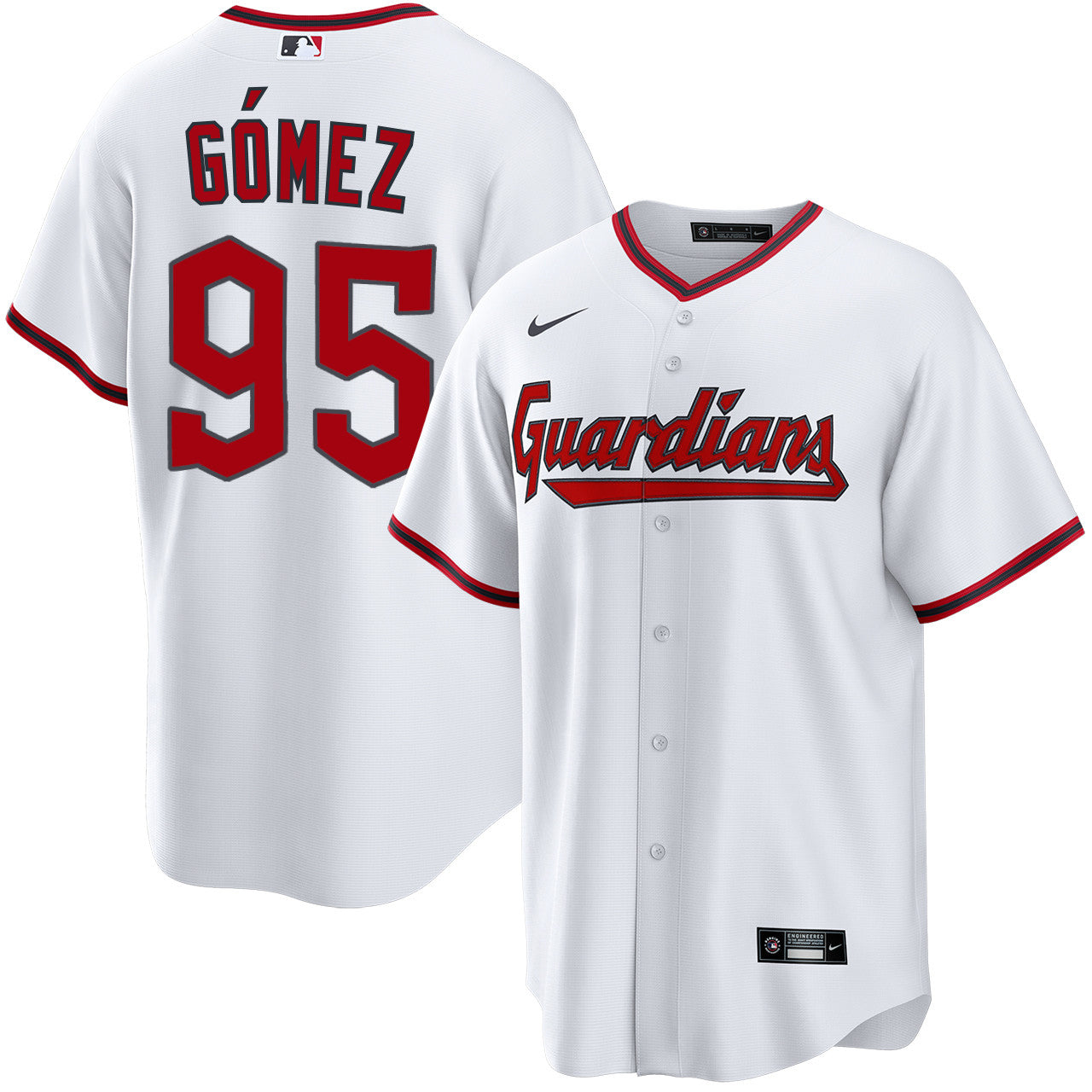 Yorman Gomez Cleveland Guardians 2026 Home Jersey - White