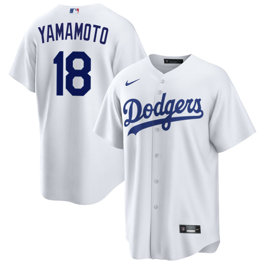 Yoshinobu Yamamoto Los Angeles Dodgers 2026 Home Jersey - White