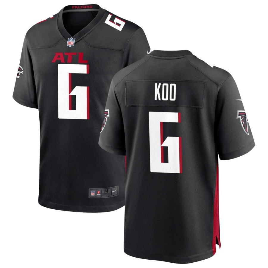 Younghoe Koo Atlanta Falcons 2025 Game Jersey - Black