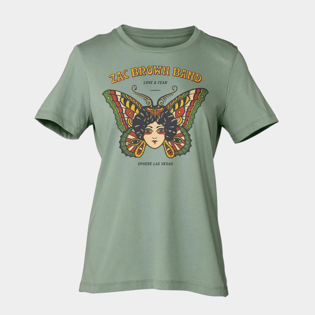 Zac Brown Band Merch 2026 Sage Sphere T-Shirt Country Music Lover Gift For Her