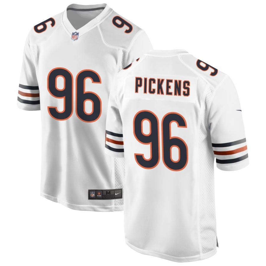 Zacch Pickens Chicago Bears 2025 Game Jersey - White