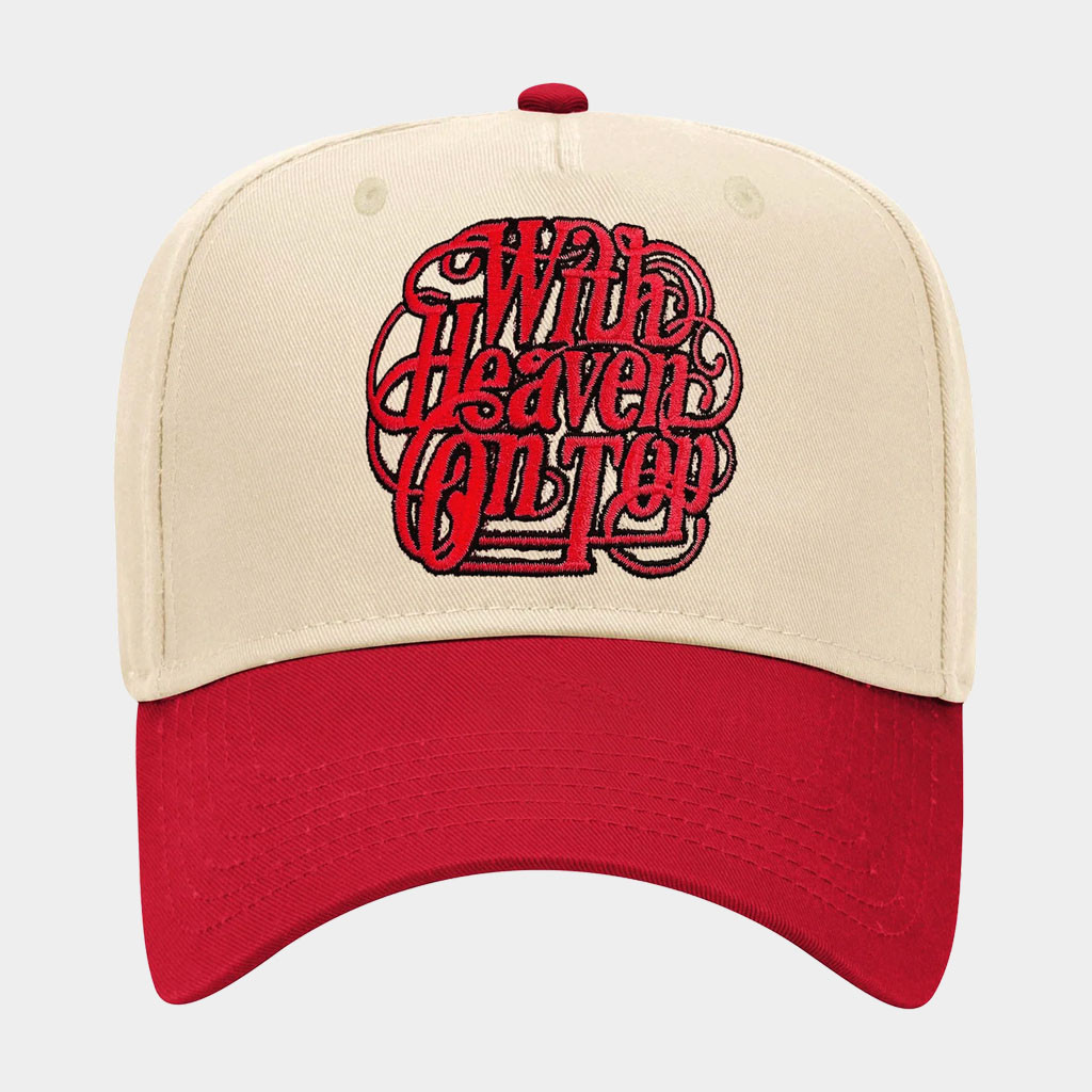 Zach Bryan Merch 2026 With Heaven On Top Red Hat Embroidered Country Music Fan Gifts For Dad