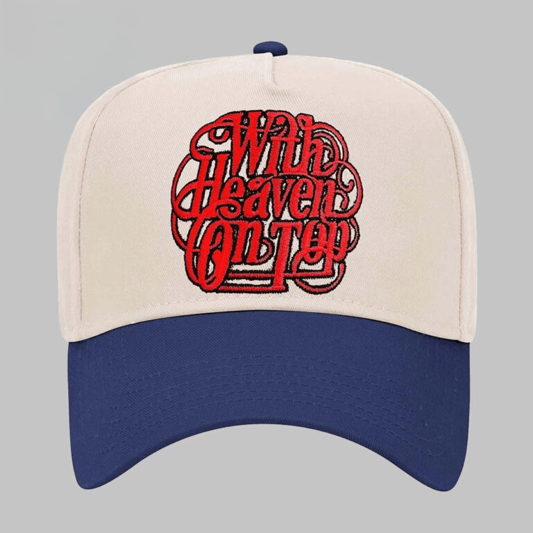Zach Bryan With Heaven On Top 2026 Tour Hat Embroidered Zach Bryan Merch Dad Gifts
